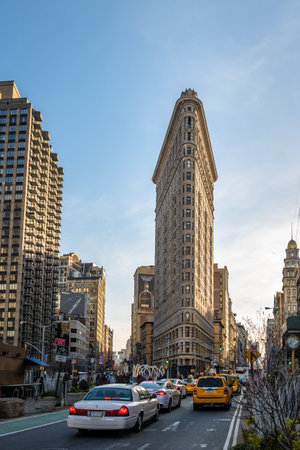 Flatiron Building - New York City, USAのeditorial素材