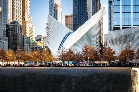 Transportation Hub Oculus - New York City, USAのeditorial素材