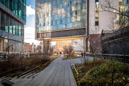 High Line Park - New York, USAのeditorial素材
