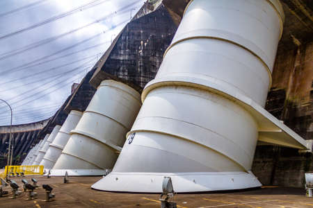 Itaipu Dam - Brazil and Paraguay Borderの写真素材