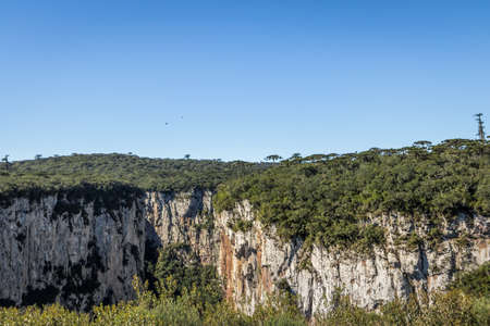 Itaimbezinho Canyon at Aparados da Serra National Park - Cambara do Sul, Rio Grande do Sul, Brazilの写真素材