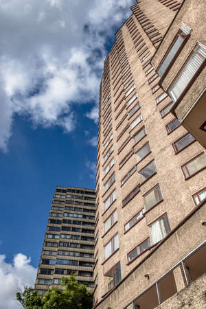Residential building in Downtown Bogota - Bogota, Colombiaの写真素材