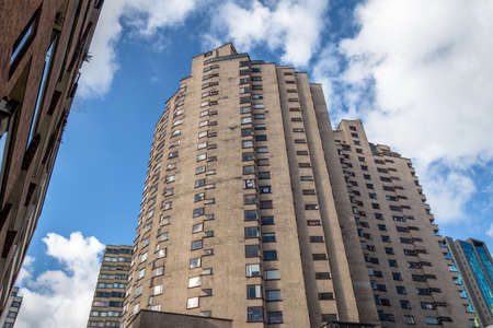 Residential building in Downtown Bogota - Bogota, Colombiaの写真素材