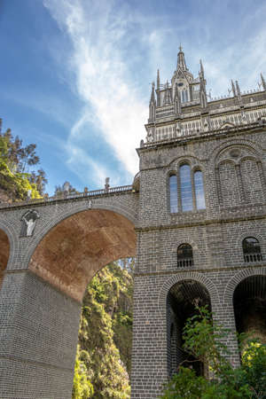 Las Lajas Sanctuary - Ipiales, Colombiaの写真素材
