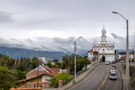 Todos los Santos Church (Church of All Saints) - Cuenca, Ecuadorの写真素材