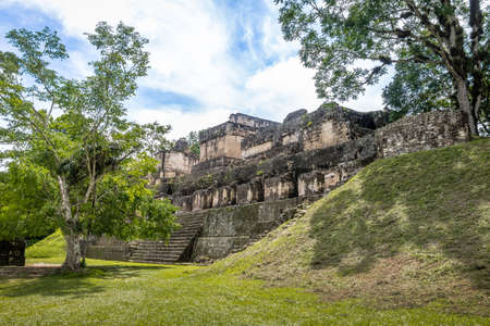 Mayan Ruins at Tikal National Park - Guatemalaの写真素材