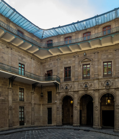 Interior of The National Palace - Mexico City, Mexicoのeditorial素材