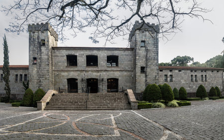 Lacave Castle winery and restaurant - Caxias do Sul, Rio Grande do Sul, Brazilのeditorial素材