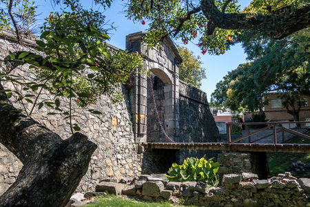 Porton de Campo (City Gate) - Colonia del Sacramento, Uruguayのeditorial素材