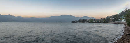 Downtown Sao Sebastiao Sea with Ilhabela on background   - Sao Sebastiao, Sao Paulo, Brazilの写真素材