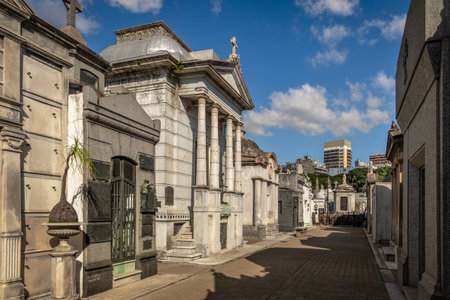 Recoleta Cemetery - Buenos Aires, Argentinaのeditorial素材