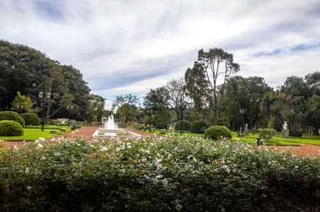 El Rosedal Rose Park at Bosques de Palermo (Palermo Woods) - Buenos Aires, Argentinaの写真素材