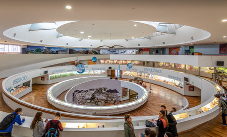 Natural Sciences Museum (Museo Provincial de Ciencias Naturales) Interior - Cordoba, Argentinaのeditorial素材