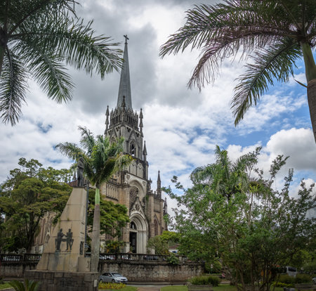 Petropolis Cathedral of Saint Peter of Alcantara - Petropolis, Rio de Janeiro, Brazilのeditorial素材
