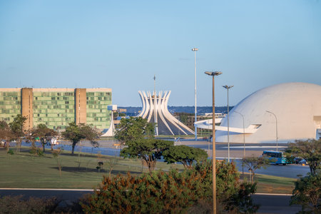 Brasilia City - Brasilia, Distrito Federal, Brazilのeditorial素材