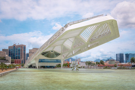 Museum of Tomorrow (Museum of Tomorrow) - Rio de Janeiro, Brazilのeditorial素材