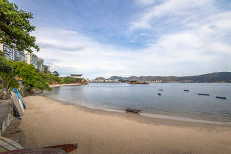Boa Viagem Beach and Niteroi Skyline - Niteroi, Rio de Janeiro, Brazil