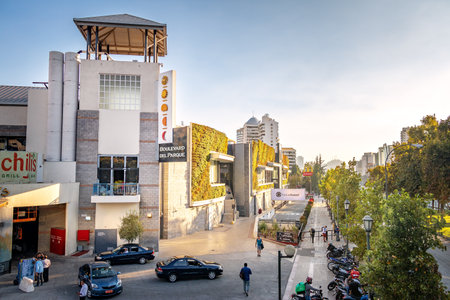 Parque Arauco shopping mall - Santiago, Chileのeditorial素材