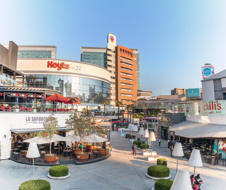 Parque Arauco shopping mall - Santiago, Chileのeditorial素材