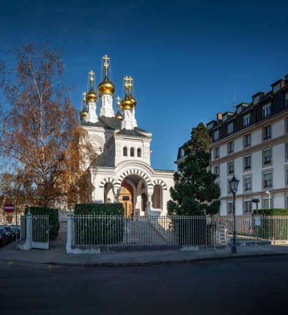 Russian Orthodox Church - Geneva, Switzerlandの写真素材