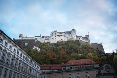 Hohensalzburg Fortress - Salzburg, Austriaのeditorial素材