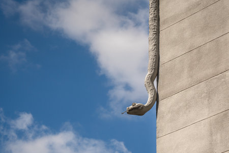 House with Chimaeras or Horodecki House - Art Nouveau building - Kiev, Ukraineのeditorial素材