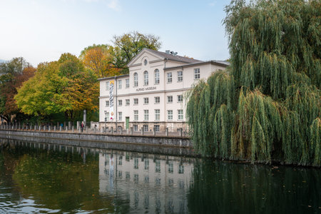 Munich, Germany - Nov 03, 2019: Alpines Museum - Munich, Bavaria, Germanyのeditorial素材