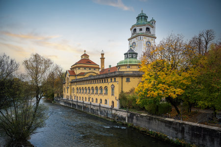Mullersches Volksbad - Public indoor Swimming Pool - Munich, Bavaria, Germanyのeditorial素材