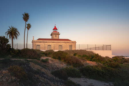 Lighthouse at Ponta da Piedade - Lagos, Algarve, Portugalの写真素材