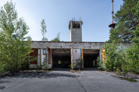Fire Station - Pripyat, Chernobyl Exclusion Zone, Ukraineの写真素材