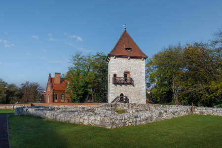 Saltworks Castle Tower - Wieliczka, Polandの写真素材