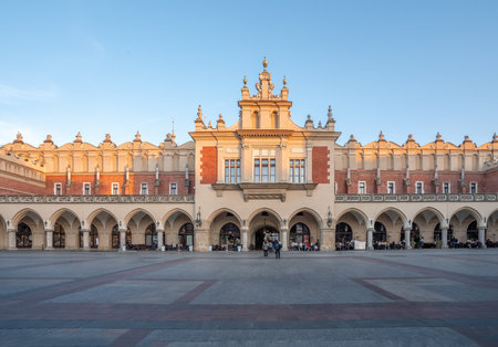 Cloth Hall at Main Market Square - Krakow, Polandのeditorial素材