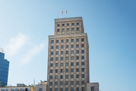 Warsaw, Poland - Aug 26, 2019: Prudential House Building - Warsaw, Polandのeditorial素材
