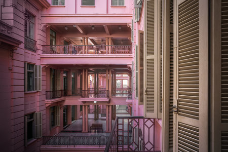Porto Alegre, Brazil - May 12, 2022: Mario Quintana House of Culture (Mario Quintana House of Culture) former Hotel Majestic - Porto Alegre, Rio Grande do Sul, Brazilのeditorial素材