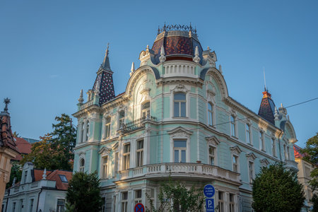 Bratislava, Slovakia - Oct 14, 2019: Classic architecture building - Bratislava, Slovakiaのeditorial素材
