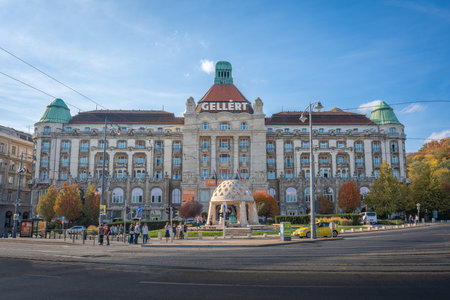 Budapest, Hungary - Oct 20, 2019: Gellert Thermal Bath - Budapest, Hungaryのeditorial素材