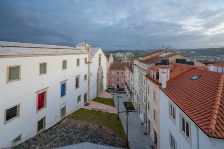 Coimbra, Portugal - Feb 10, 2020: College of Trindade at University of Coimbra Courtyard - Coimbra, Portugalのeditorial素材