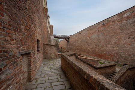 Brno, Czechia - Oct 8, 2019: Spilberk Castle Casemates - Brno, Czech Republicのeditorial素材