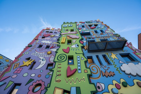 Brunswick, Germany - Jan 15, 2020: Happy Rizzi House - Braunschweig, Lower Saxony, Germanyのeditorial素材