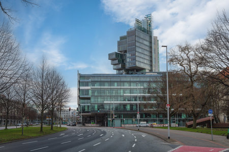 Hannover, Germany - Jan 12, 2020: Nord-LB office building - Hanover, Lower Saxony, Germanyのeditorial素材