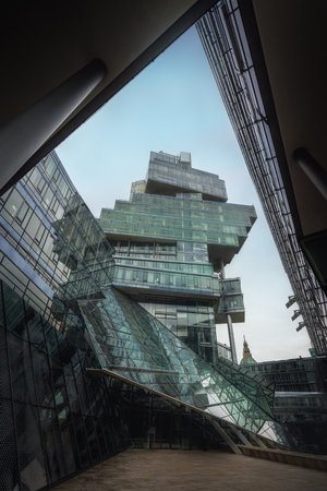 Hannover, Germany - Jan 12, 2020: Nord-LB office building - Hanover, Lower Saxony, Germanyのeditorial素材
