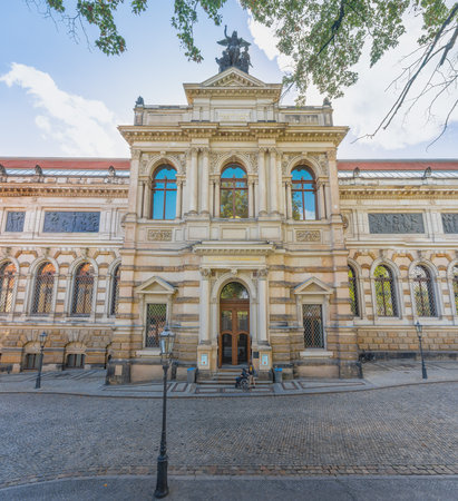 Dresden, Germany - Sep 18, 2019: Albertinum Museum - Dresden, Saxony, Germanyのeditorial素材