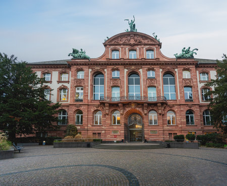 Frankfurt, Germany - Jan 24, 2020: Natural History Museum (Naturmuseum Senckenberg) - Frankfurt, Germanyのeditorial素材