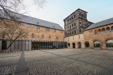 Trier, Germany - Jan 30, 2020: City Museum Simeonstift Trier (Stadtmuseum Simeonstift Trier) - Trier, Germanyのeditorial素材