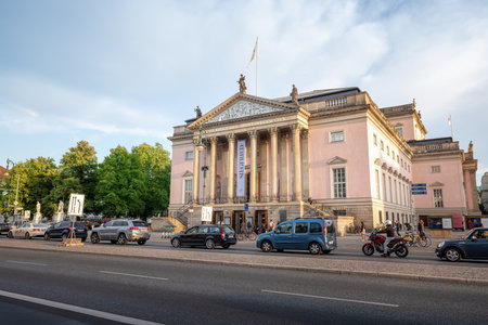 Berlin, Germany - Sep 11, 2019: Berlin State Opera - Berlin, Germanyのeditorial素材