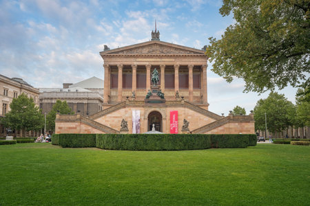 Berlin, Germany - Sep 7, 2019: Alte Nationalgalerie (Old National Gallery) at Museum Island - Berlin, Germanyのeditorial素材