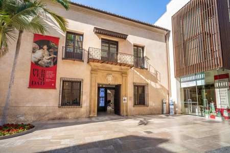 Malaga, Spain - May 20, 2019: Carmen Thyssen Museum - Malaga, Andalusia, Spainのeditorial素材