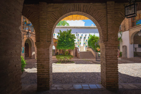 Cordoba, Spain - Jun 11, 2019: Zoco Municipal (Municipal Souk) Courtyard - Cordoba, Andalusia, Spainのeditorial素材
