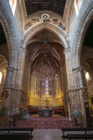 Cordoba, Spain - Jun 12, 2019: Church of San Lorenzo Interior - Route of the Fernandine Churches - Cordoba, Andalusia, Spainのeditorial素材