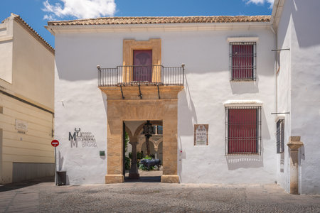 Cordoba, Spain - Jun 11, 2019: Bullfighting Museum (Museo Taurino Municipal de Cordoba) - Cordoba, Andalusia, Spainのeditorial素材